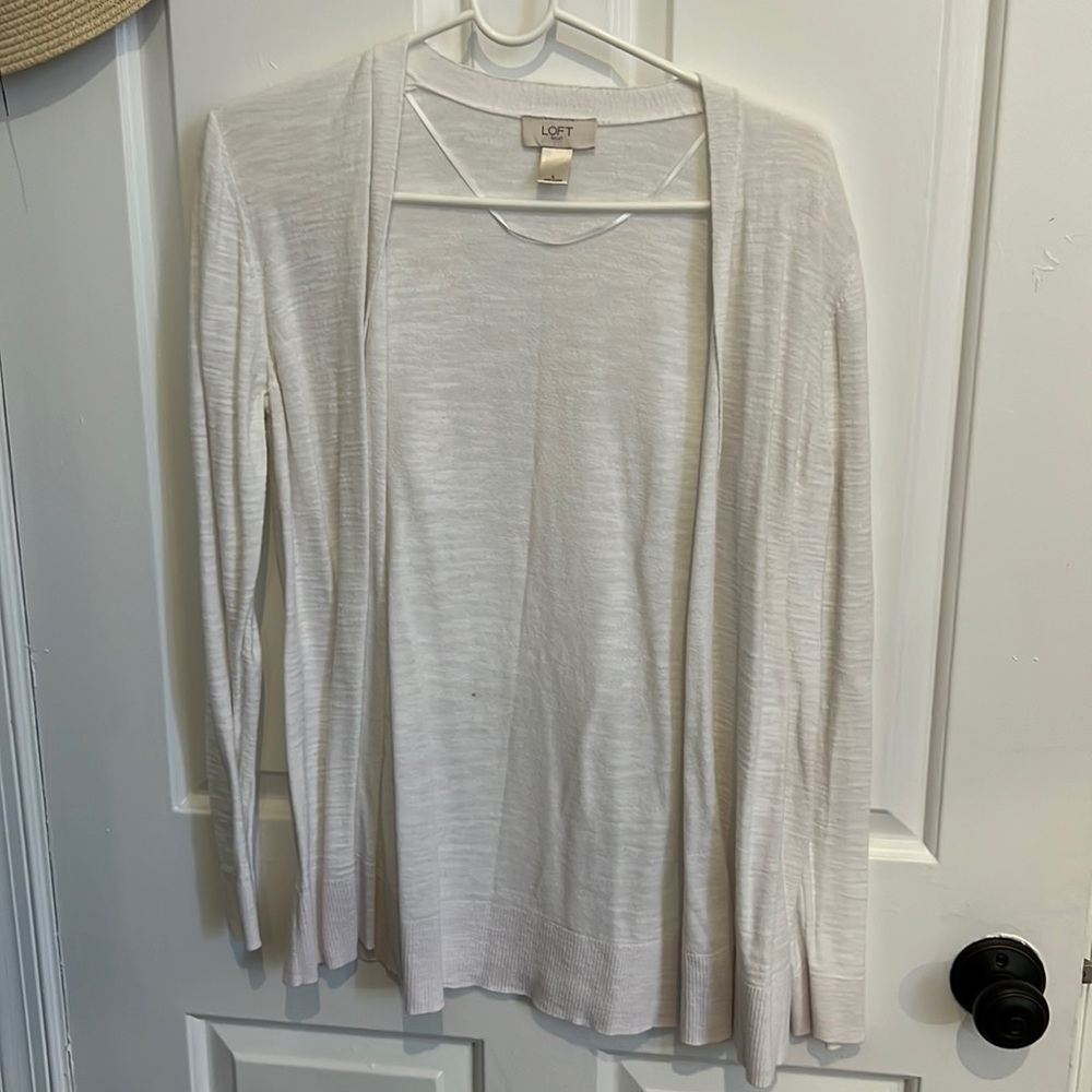 LOFT open cardigan L